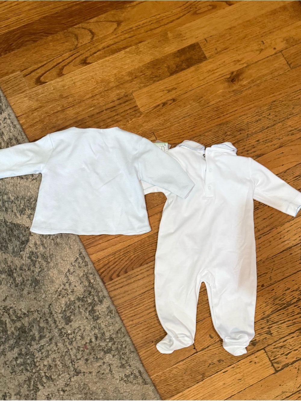 NWT Kissy Kissy Pima cotton baby footie and jacket sz: 0-3m - Picture 3 of 5